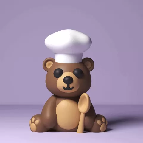 Chef Teddy Bearby Pawprints