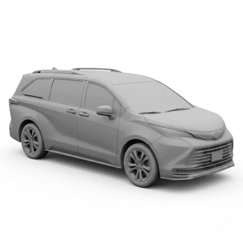 Toyota Sienna 3D - Spacious Family Minivan
