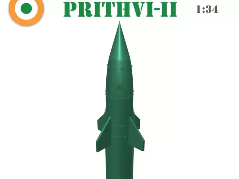 Prithvi-II Ballistic Missile Replica