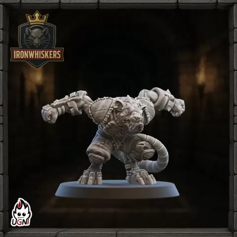 Lineman #02 - Ratmen proxy (Classic Style) - UGNI - Fantasy Football by UGNI Miniatures