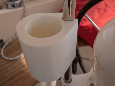 Cup holder for 1" (25.4 mm) pipe
