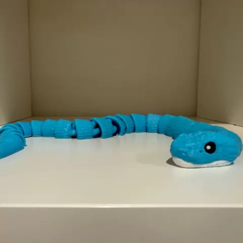 Blue Pit Viper by CritterCave3D