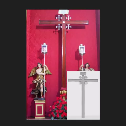 Cruz de Guía del Silencio - Sevilla Semana Santa - Arte Sacro y Diseño Vectorial