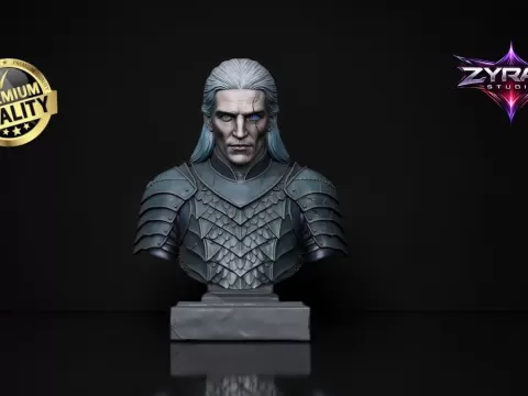Aemond Targaryen Bust STL House of the Dragon Sculptureby Zyrax Studio