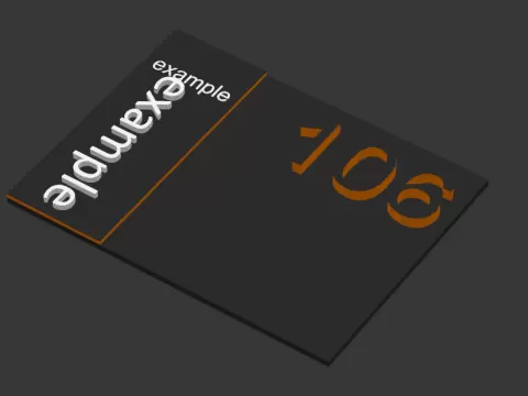 Customizable Sign