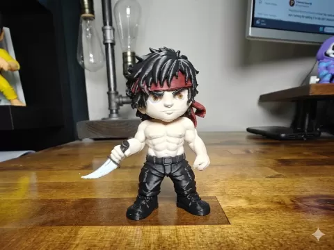 Rambo VHS Mini Titan - Multicolor Print