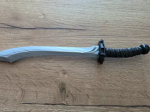 Curved sword