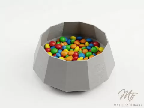 Geometric Bowl Lightweight & Rigid