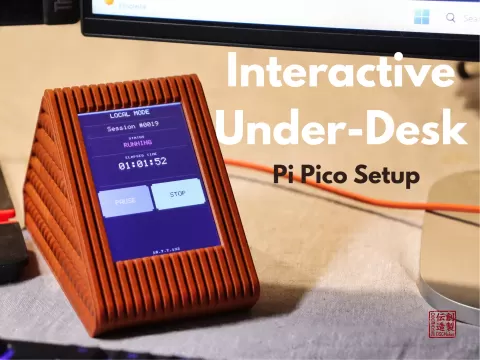 Interactive Under Screen Pi Pico Setup