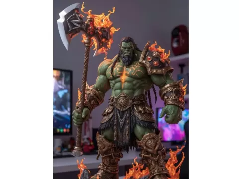 Flamebound Orc Warlordby Lionking