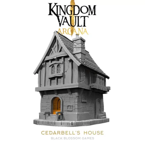 IDP07S04 Cedarbell Foldable House :: Kingdom Vault Arcana :: Black Blossom Games by Black Blossom Games