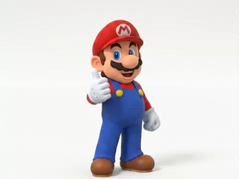 Super Mario Bros. - Multi-Angle Figurine / 3D Mario Model