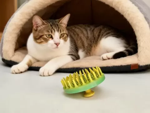 Pet massage brush, pet bathing brush