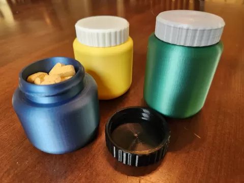 Pill Packer Bottle (Parametric)