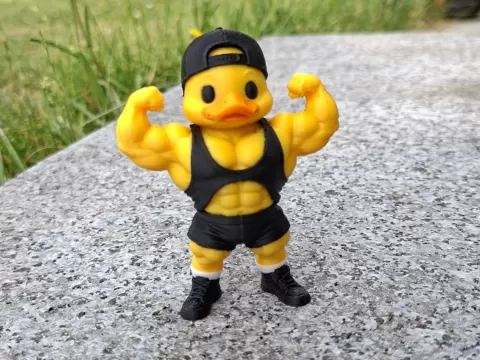 Buff Quackers, the bodybuilder