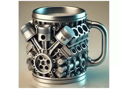 V6 Engine Mugby 3D-Druck Graz