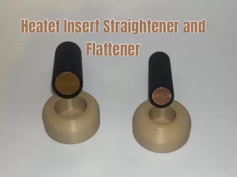 Heat set Insert straightener