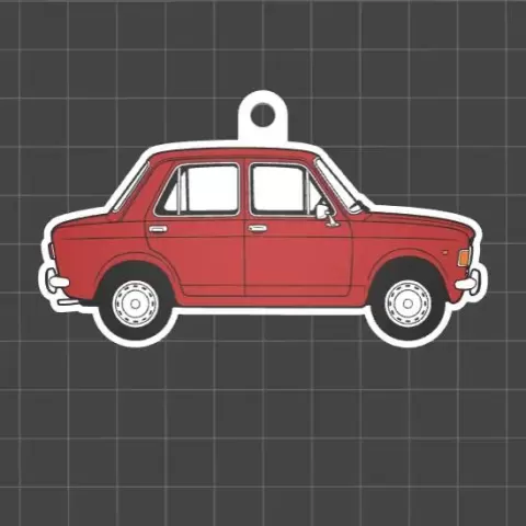 Fiat 128 Keychain