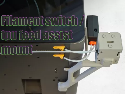 Filament switch and TPU feed assist