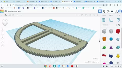 half 200 tooth lego gear