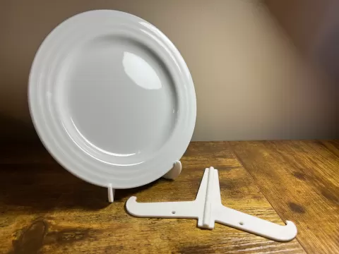Small Plate Stand - Print in Place