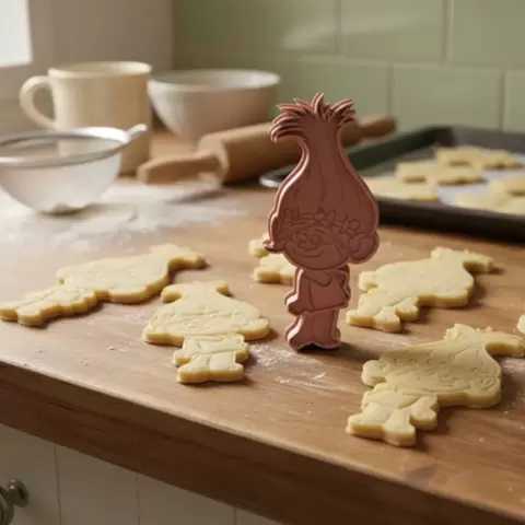 Poppy Troll Cookie Cutter