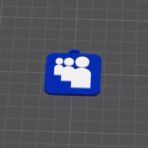 Myspace keychain