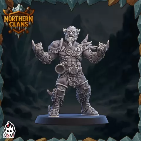Lineman #08 - Northmen proxy (Classic Style) - UGNI - Fantasy Football by UGNI Miniatures