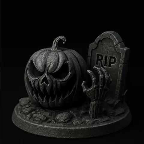 scary hallowen 3d printable figure