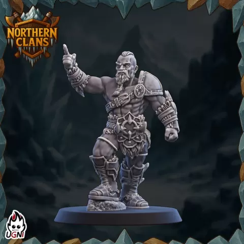 Lineman #03 - Northmen proxy (Classic Style) - UGNI - Fantasy Football by UGNI Miniatures