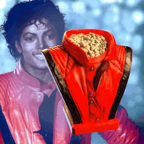 Michael Jackson Popcorn Thriller Realistic