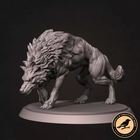 Dire wolf (seeking)by YellowDay
