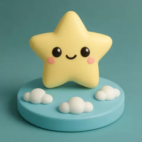 Estrella con nubes