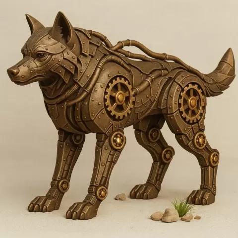 Steampunk Wolf