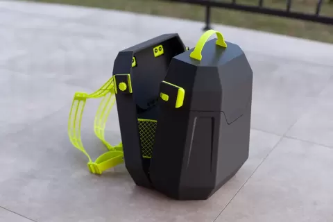 Multi-Material Printable Backpack