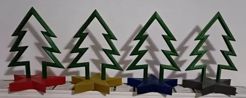 Star-based Christmas tree