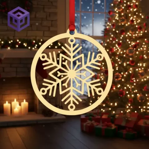 Silhouette Christmas Ornament / adorno navideño de silueta 8by 4dimension