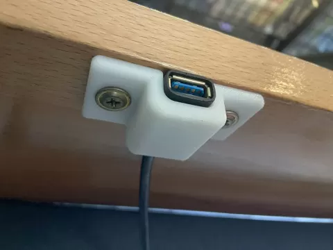 Under Desk USB Port Mount
