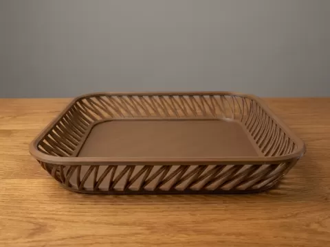 Geometric Weave Catchall Tray