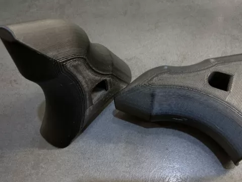 Бычьи рога на руль велосипеда Bull horns for bike handlebarby Matroskin