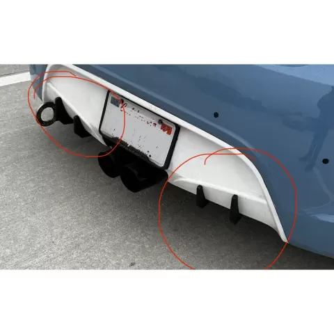 Hyundai Veloster Diffuser Finby XNight115