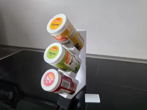 Gewürzhalter mit Montageleiste