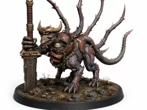 Sworded Fiend Miniature 70mm