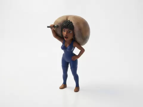 Chibi Beyonce Figurine Cute Character 3D Printable