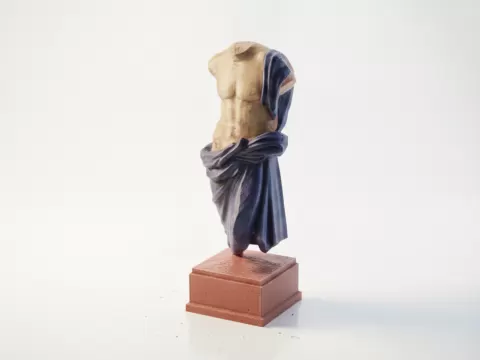 Classical Torso Statue Museum Sculpture 3D Printable
