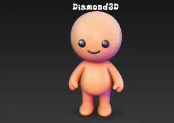 boneco 3dby Diamond3D