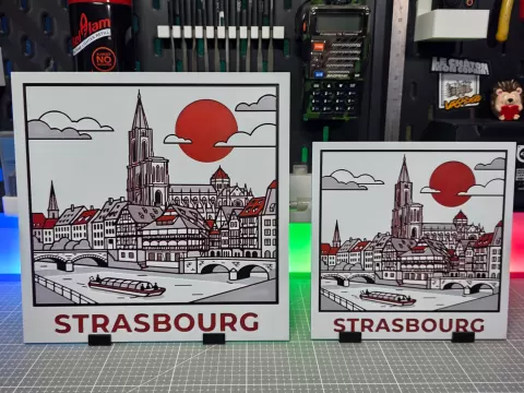 Strasbourg - Hueforge - 4 Colors