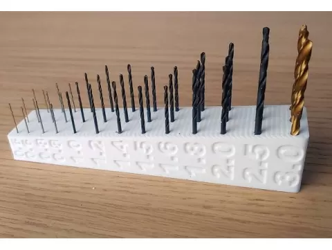 Holder for small PCB drill bit