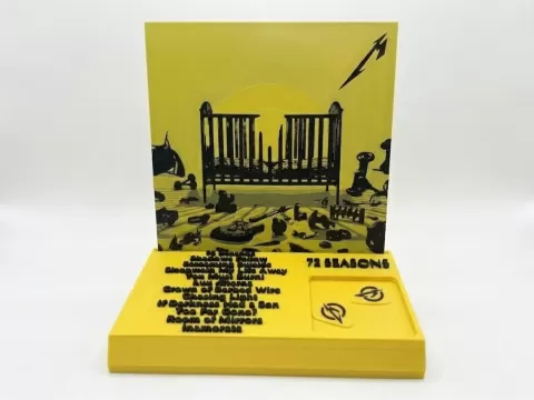 Metallica 72 Seasons 19cm Poster Stand & Pick Dock