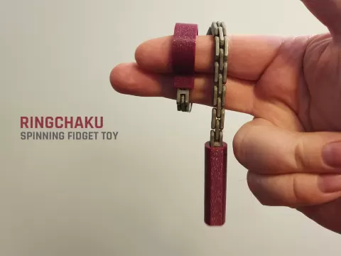 Ringchaku Spinning Fidget Toy